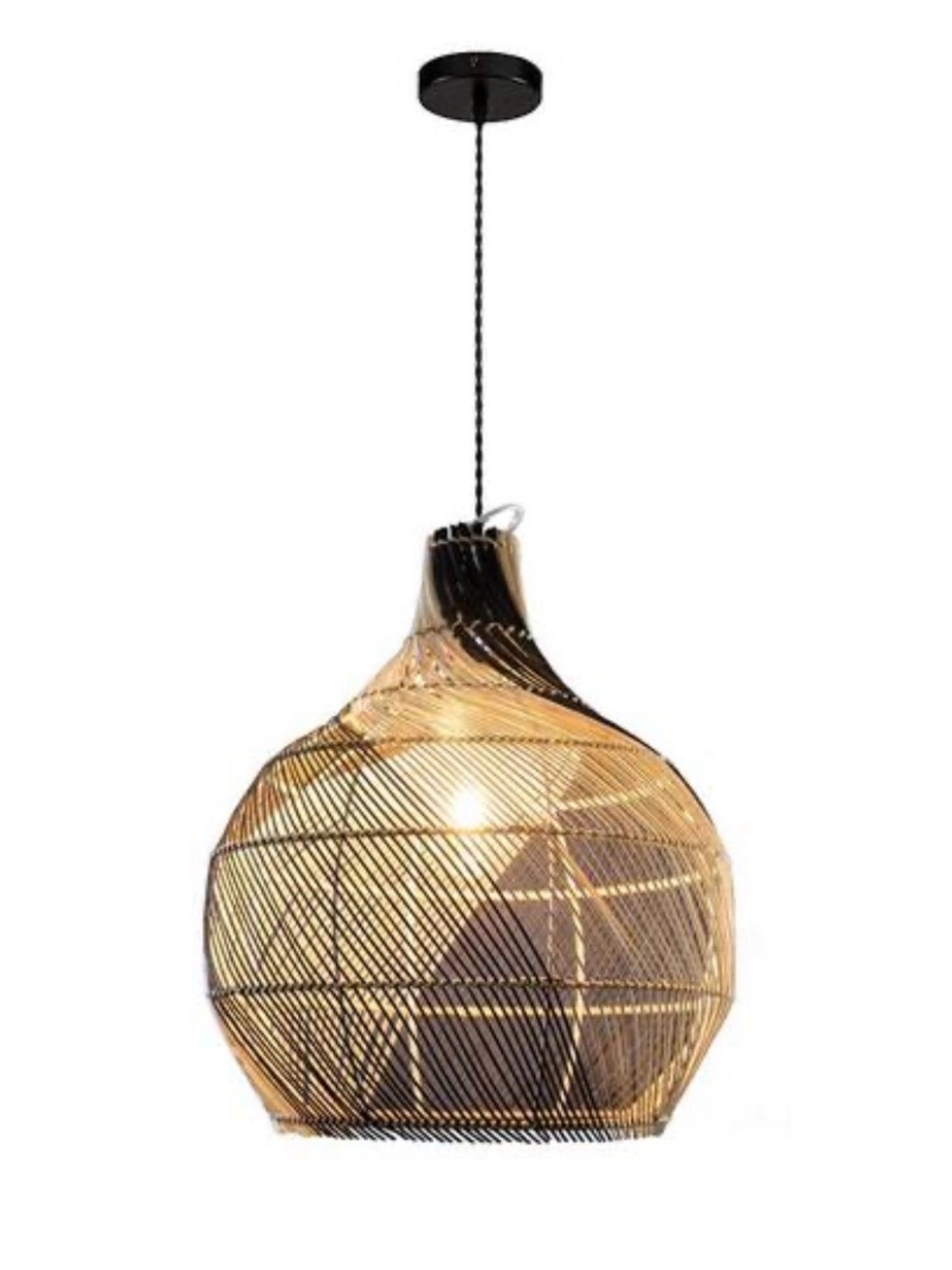 Elle 1-Light Modern Coastal Pendant Light